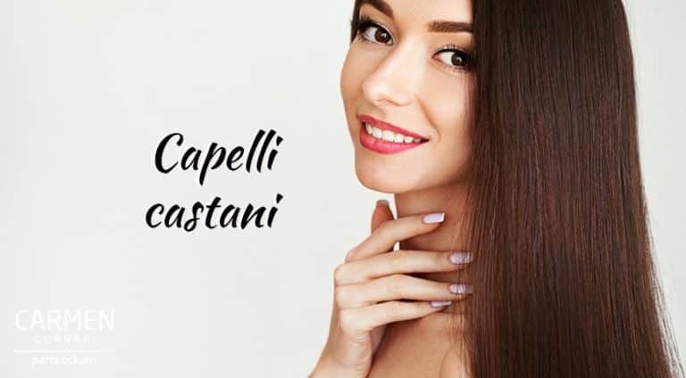 Capelli castano scuro e castano chiaro ricchi di sfumature