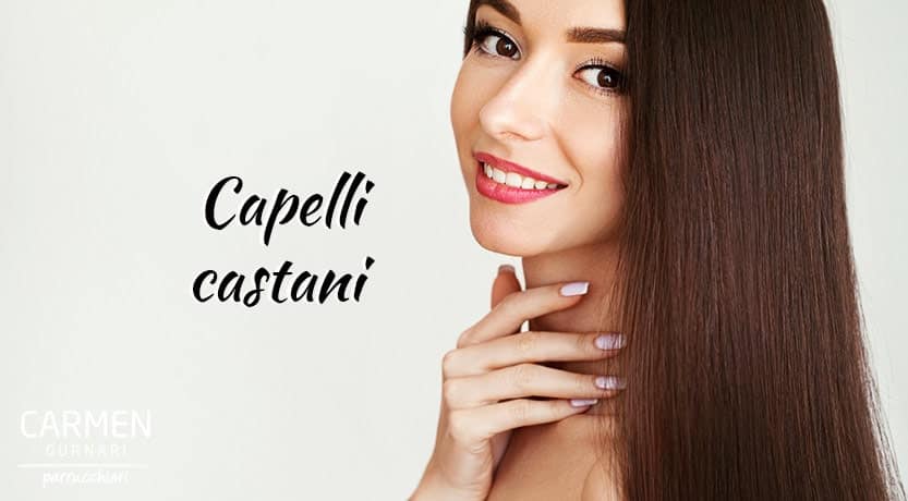 Capelli castano scuro e castano chiaro ricchi di sfumature