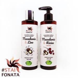 Set Capelli Secchi e Crespi "Macadamia" - Bottigliette