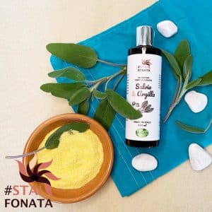 Shampoo Capelli Grassi Vegano - Salvia e Argilla Bianca