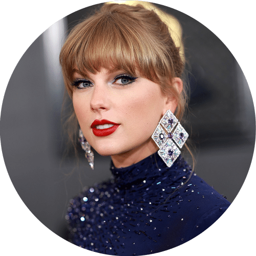 Tipi di frangia capelli Milano: Taylor Swift viso rettangolare